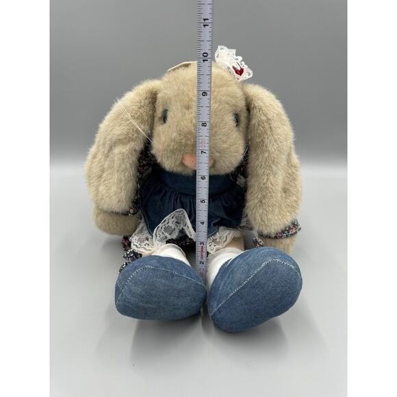 Vintage 1995 24K Polar Puff Candy Bunny Rabbit 16”Plush Mighty Star - Picture 3 of 7